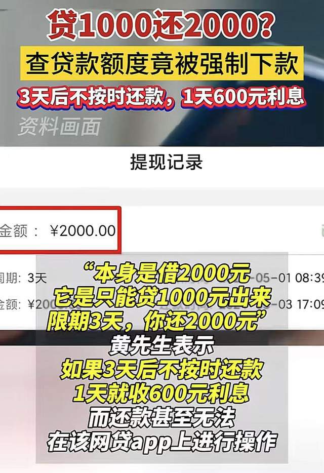 男子網(wǎng)貸千元，三天內(nèi)竟需償還翻倍金額——揭示網(wǎng)貸背后的驚人真相，驚人網(wǎng)貸背后的真相，男子借款千元，三天償還翻倍金額揭秘！