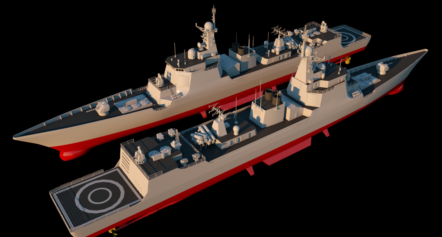 中國海軍新型戰(zhàn)艦