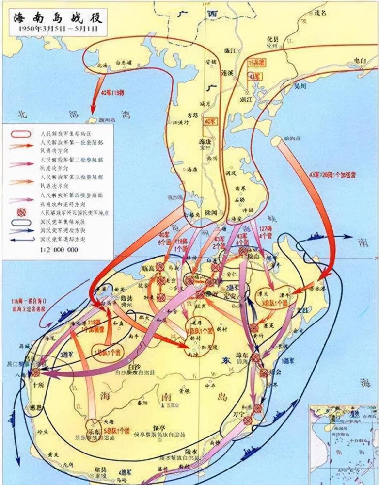 海南島戰(zhàn)役經(jīng)過圖及其歷史背景與意義，海南島戰(zhàn)役，經(jīng)過圖、歷史背景與深遠意義
