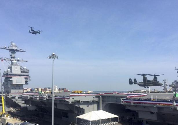 福特號航空母艦升降機(jī)，探索現(xiàn)代海軍力量的核心要素，福特號航空母艦升降機(jī)，現(xiàn)代海軍力量的樞紐